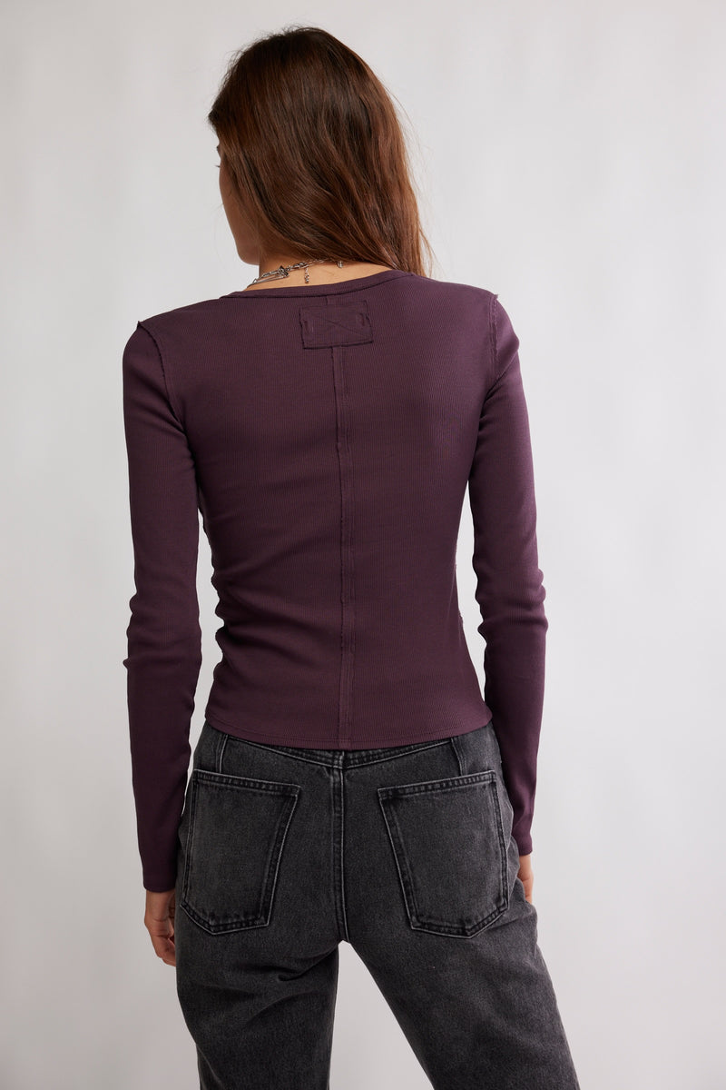 Neria Top | Vintage Grape