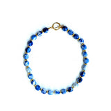 Resin Stone Necklace | Blue Marble