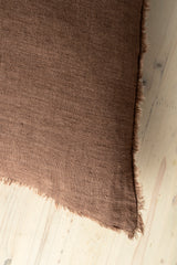 Lina Linen Cushion 24x24 | Mocha