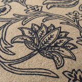 Lotus Linen Cushion 24x24 | Blue