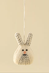 Bunny Stitch Felt Ornament - FINAL SALE