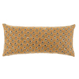 Kerala Block Print Cushion 14x31 | Rust