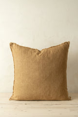 Lina Linen Cushion 24x24 | Tawny