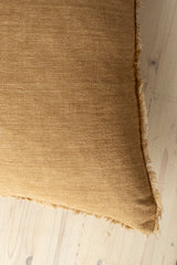 Lina Linen Cushion 24x24 | Tawny