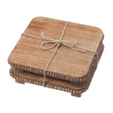 Beaded Square Trivet | Set of 2