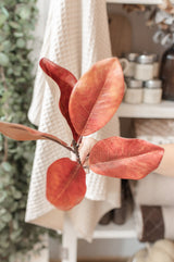 Red Magnolia Spray | 18" - FINAL SALE