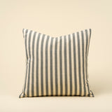 Narrow Stripe Cushion | Slate Grey