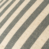 Narrow Stripe Cushion | Slate Grey