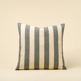 Wide Stripe Cushion | Slate Grey