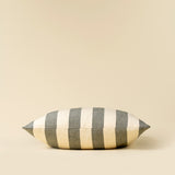 Wide Stripe Cushion | Slate Grey