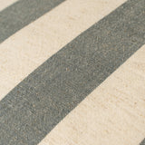 Wide Stripe Cushion | Slate Grey