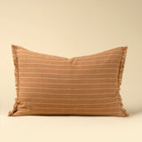 Handloom Stripe Pillow | Terracotta