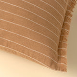 Handloom Stripe Pillow | Terracotta