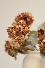 Autumn Hydrangea Spray | Burnt Orange