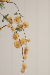 Golden Globe Flower Spray | Mustard