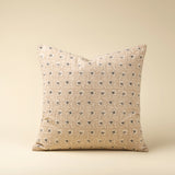Clover Block Print Kantha Pillow | 20x20