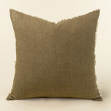 Lina Linen Cushion 24x24 | Hazelnut