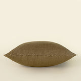 Lina Linen Cushion 24x24 | Hazelnut