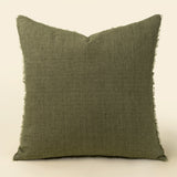 Lina Linen Cushion 24x24 | Kelp