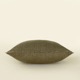 Lina Linen Cushion 24x24 | Kelp