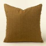 Lina Linen Cushion 24x24 | Gold