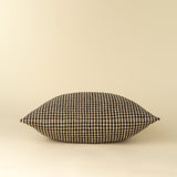 Heritage Linen Pillow | Black Check