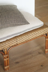Heritage Linen Pillow | Black Check