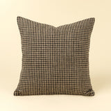 Heritage Linen Pillow | Black Check