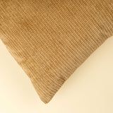 Wide Wale Corduroy Pillow | Gold