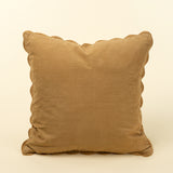 Corduroy Scallop Pillow | Gold