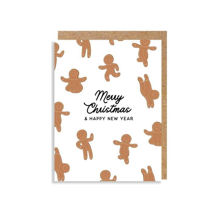 Dancing Gingerbread Card