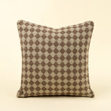 Check Weave Pillow 20x20 | Brown
