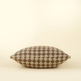 Check Weave Pillow 20x20 | Brown