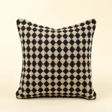 Check Weave Pillow 20x20 | Black