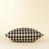 Check Weave Pillow 20x20 | Black