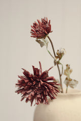 Real Touch Dahlia Spray | Burgundy