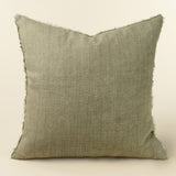 Lina Linen Pillow 24x24 | Driftwood
