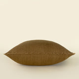 Lina Linen Pillow 24x24 | Tawny