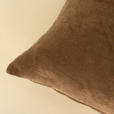 Vera Luxe Velvet Pillow 16x24 | Caramel