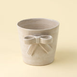 Stoneware Bow Pot | Large