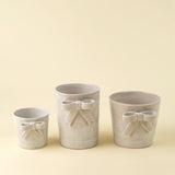Stoneware Bow Pot | Large