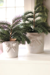 Stoneware Bow Pot | Large