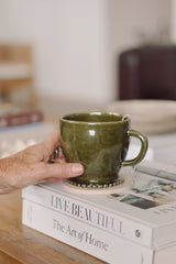 Merida Stoneware Mug | Earthy Green