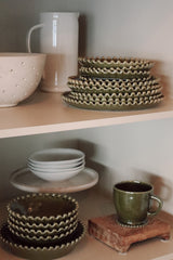 Merida Stoneware Mug | Earthy Green