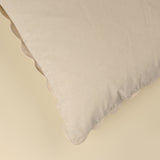 Corduroy Scallop Pillow | Ivory