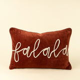Fa La La Velvet Pillow | 16x24