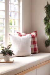 Hawthorne Red Gingham Pillow | 24x24