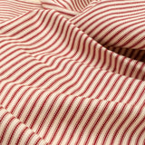 Red Ticking Table Runner | 108"