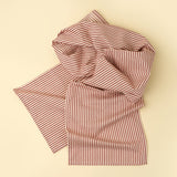 Red Ticking Table Runner | 108"