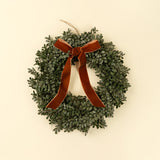 Boxwood Wreath w/ Bow | Small